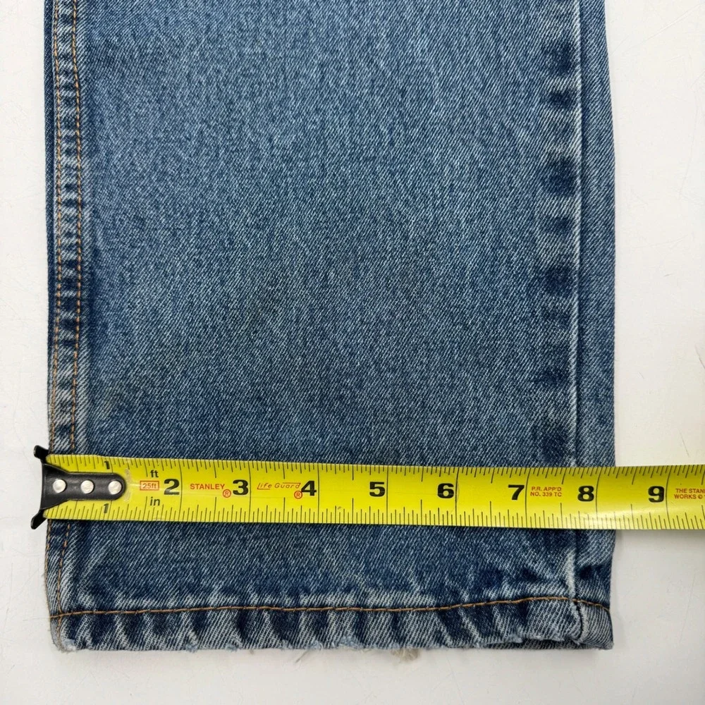 Levi's 550 Mens Jeans Medium Wash Button Fly‎ Straight Leg 33x34